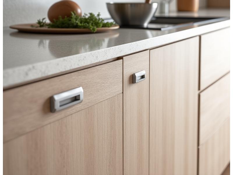 Îlot central de la cuisine avec rangement intégré